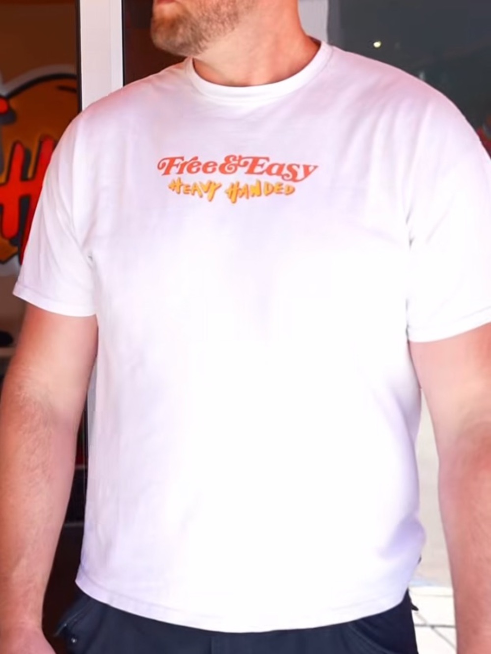 Free & Easy x Heavy Handed Short Sleeve Tee Size XL